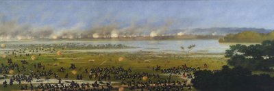 Assalto della quarta colonna argentina a Curupayti da Candido Lopez